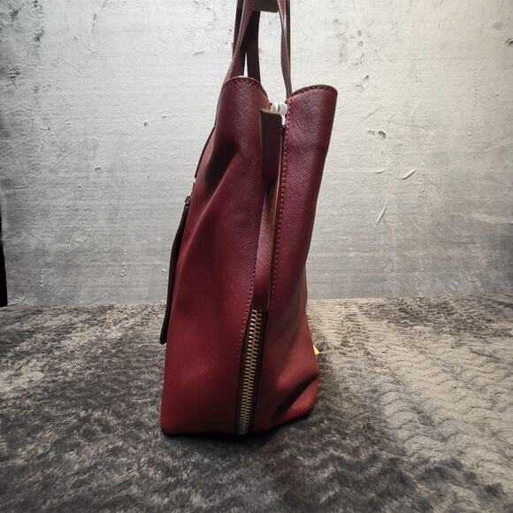 Marc By Marc Jacobs Tote Bag Womens One Size Red Canyon Leather Workwear - Picture 8 of 16